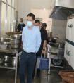 乐山市市场监督管理局到沙湾职中检查食品安全工作
