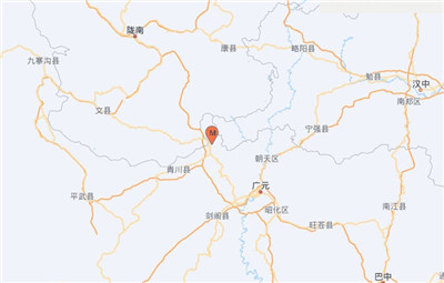 广元市青川县发生4.1级地震