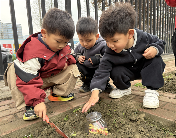 爱绿 护绿 植绿 成都五幼温馨园开展春季植树节农耕活动