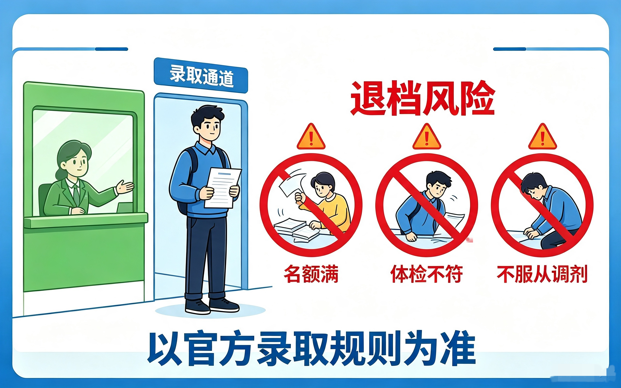 平行志愿投档后，哪些情况会被退档？